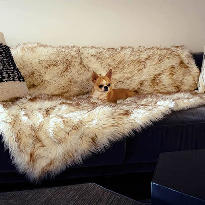 Damen luxuriöse Haustierfreundliche Kuscheldecke Brehn