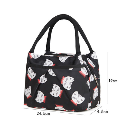 Blumige isolierte Lunch-Kühltasche Brehn