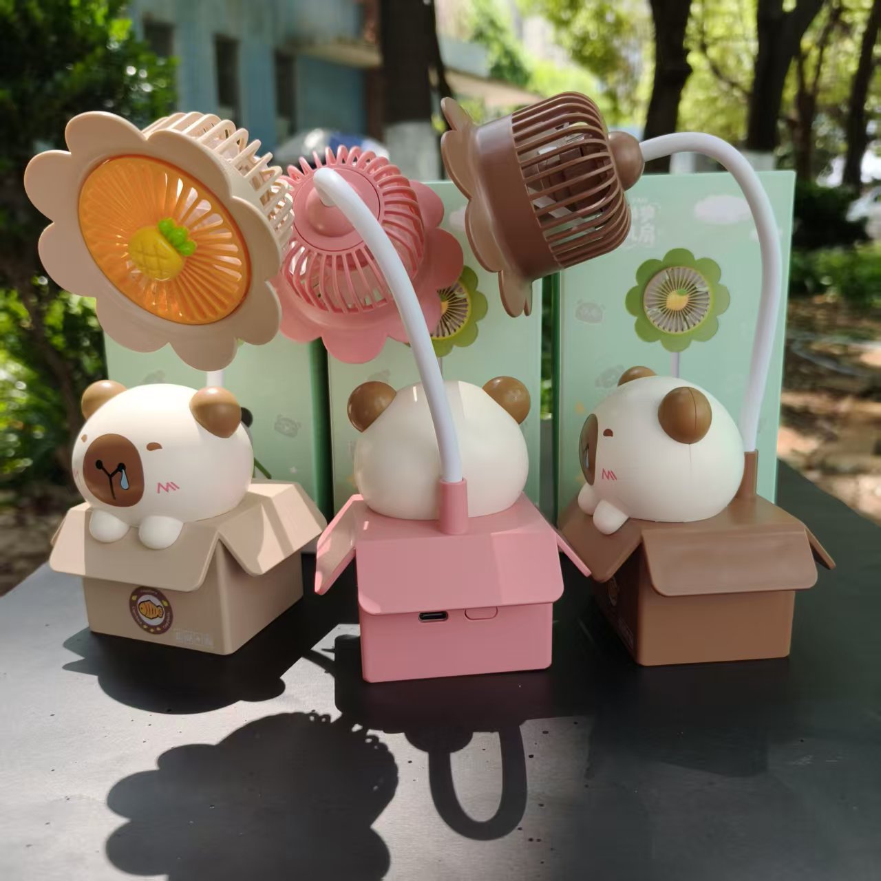 Unisex Dekorativer Tischventilator mit Tiermotiv Brehn