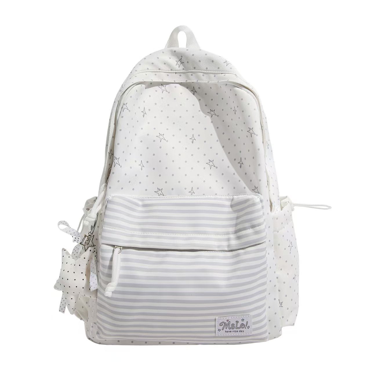 Stylischer Mehrfach-Taschen Schulrucksack Brehn