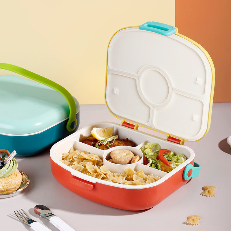 Isolierte Lunchbox mit Besteckset