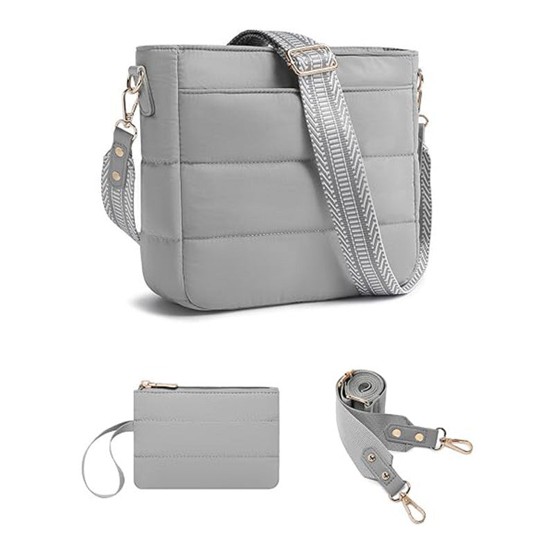 Vielseitige Crossbody Tasche mit Abnehmbarem Kartenetui Brehn