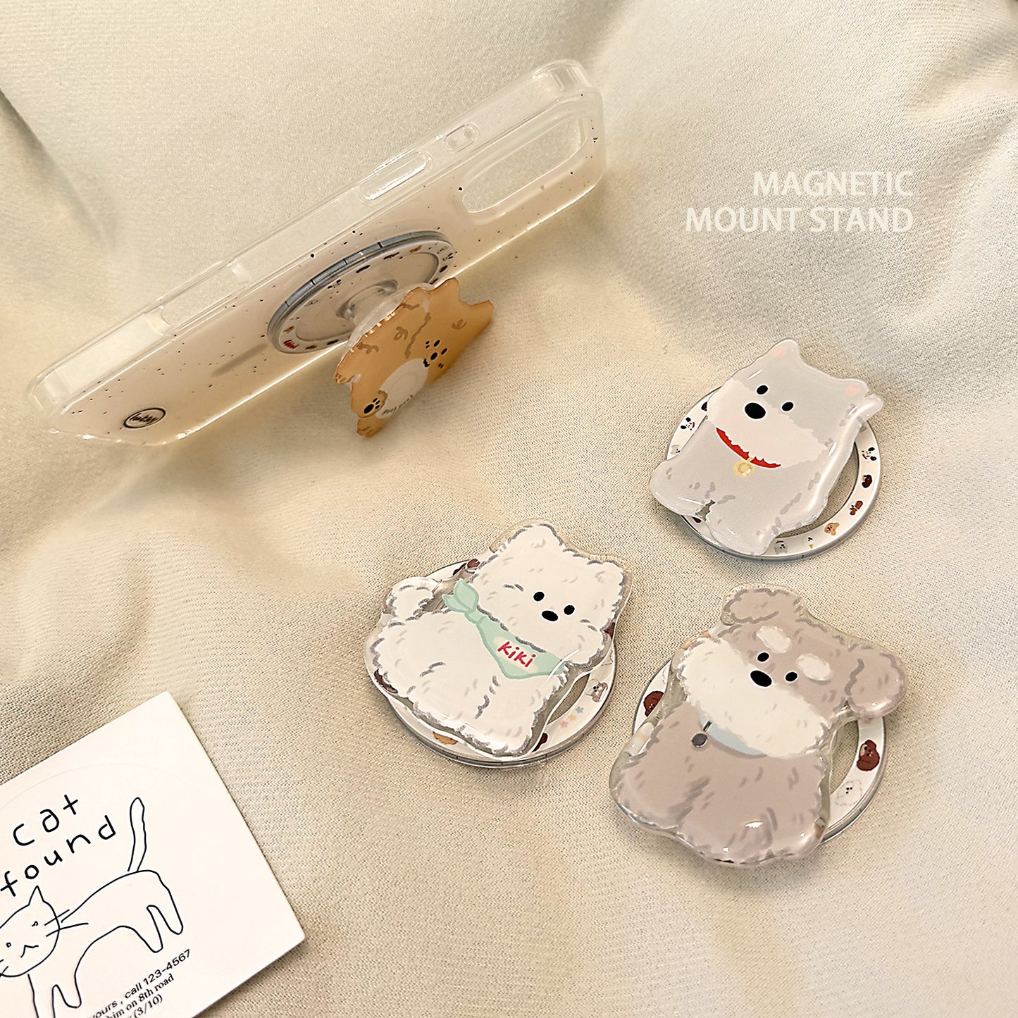 Magnetischer Smartphone Halter im niedlichen Hundedesign Brehn