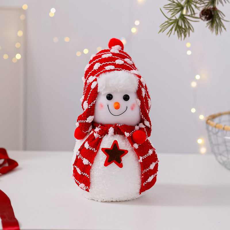 Dekorative Schneemann Figur Brehn