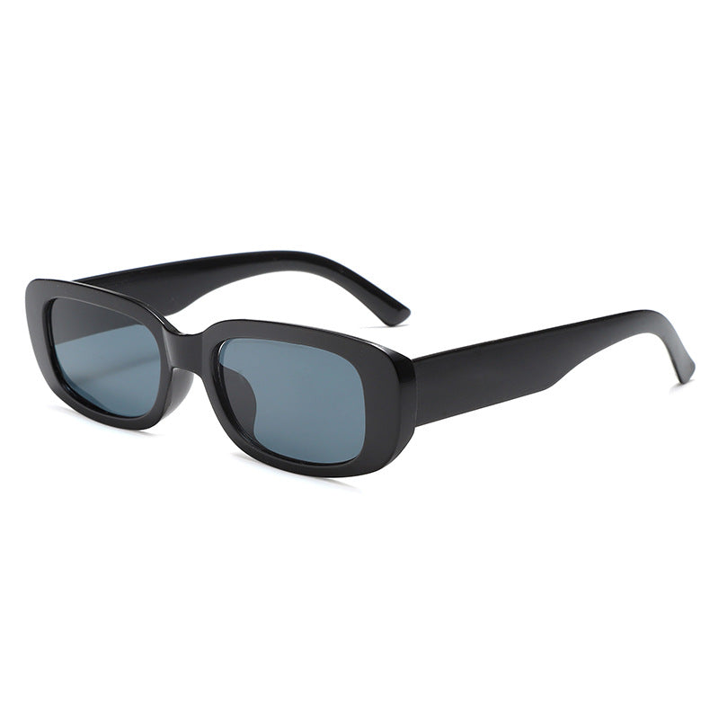 Damen Modische rechteckige Sonnenbrille mit verstellbaren Nasenstege Brehn
