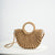 Runder Bast-Handtasche mit Strukturiertem Design Brehn