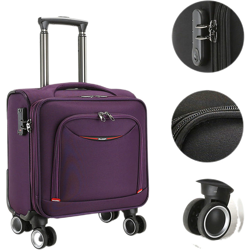 Hartschalen Trolley Koffer Mit Stabilen 360-Grad-Rollen Und Integriertem Zahlenschloss Brehn