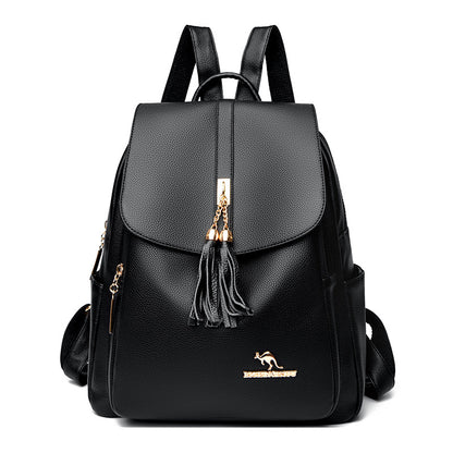 Stylische Kunstleder Rucksack
