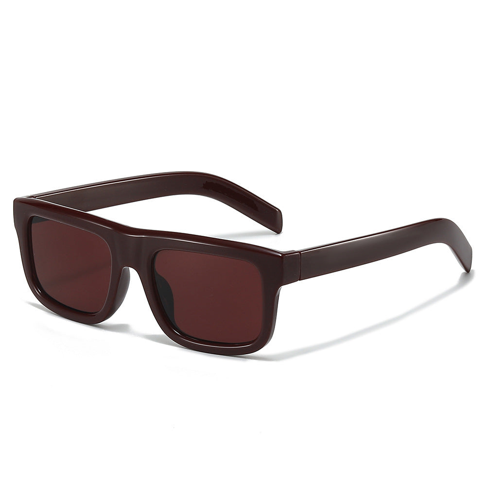 Zeitgenössische Sonnenbrille mit breitem Rahmen Brehn