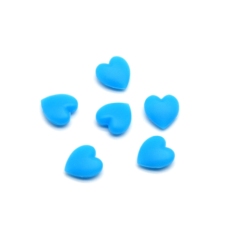 Dekorative Herzförmige Gummi Charms Brehn