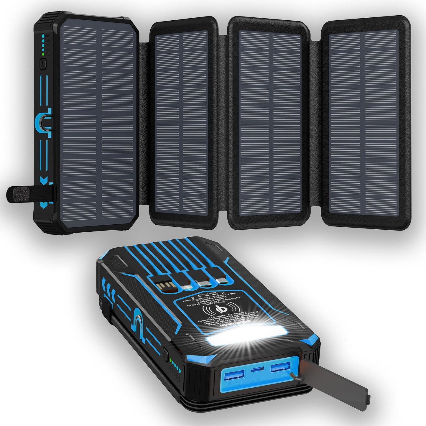 Solarbetriebene Powerbank Mit Schnellladefunktion Von Brehn