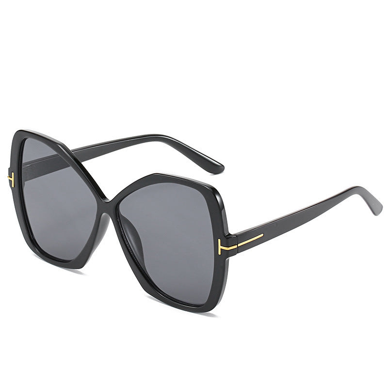 Modisch Übergroße Geometrische Sonnenbrille Brehn
