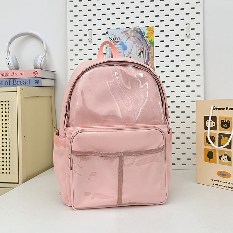 Zeitgenössischer Transparenter Schulrucksack