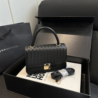 Gewebte Leder Handtasche
