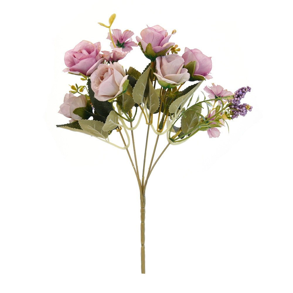 Lebensechte Blumenstrauß-Stiel-Anordnung