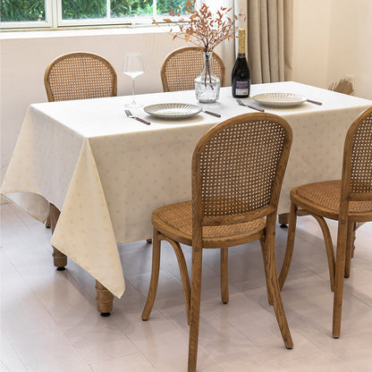 Gewebte Jacquard-Tischdecke mit Diamantrelief und pflegeleichtem Baumwollmix Brehn