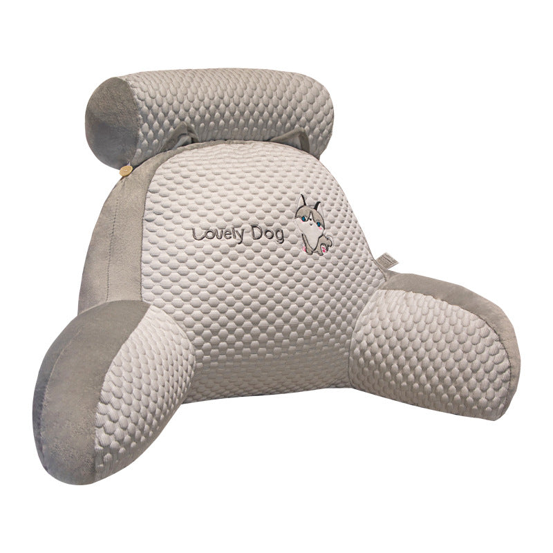 ergonomisches Rückenlehnenkissen im Hundedesign Brehn