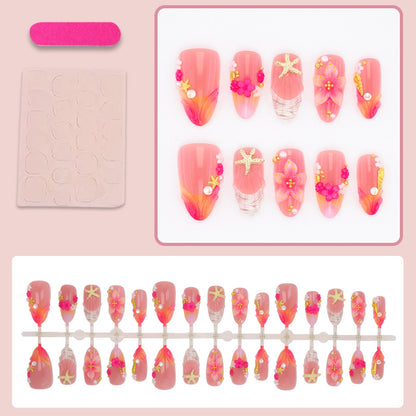 Kunstnagelset mit verspieltem maritimem Design Brehn