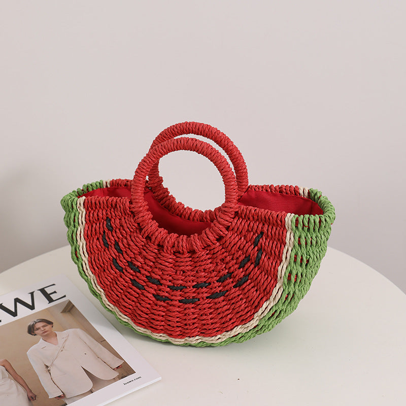 Damen handgefertigte Strandtasche mit geflochtenem Design Brehn