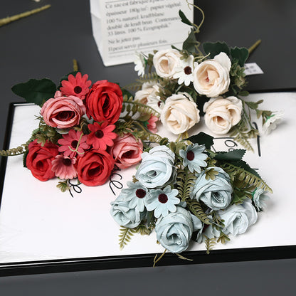 Dekorative Blumenarrangement für Tischdisplay