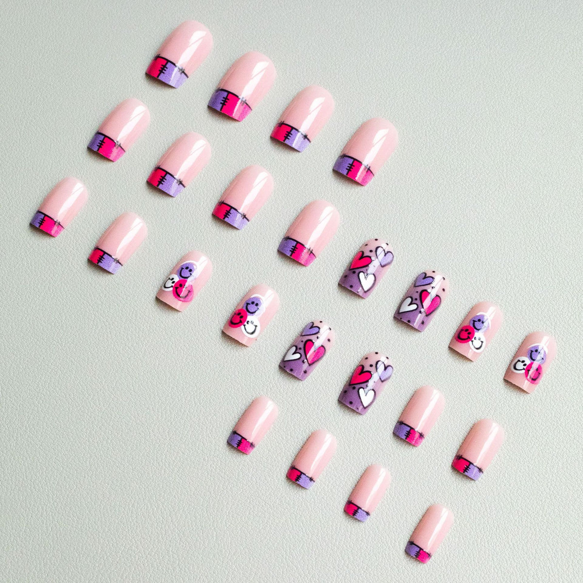 Verspielt Themen Nagelkunst Set