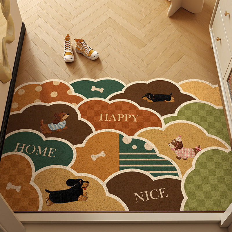 Verspielt dog-themed Bereichsmatte