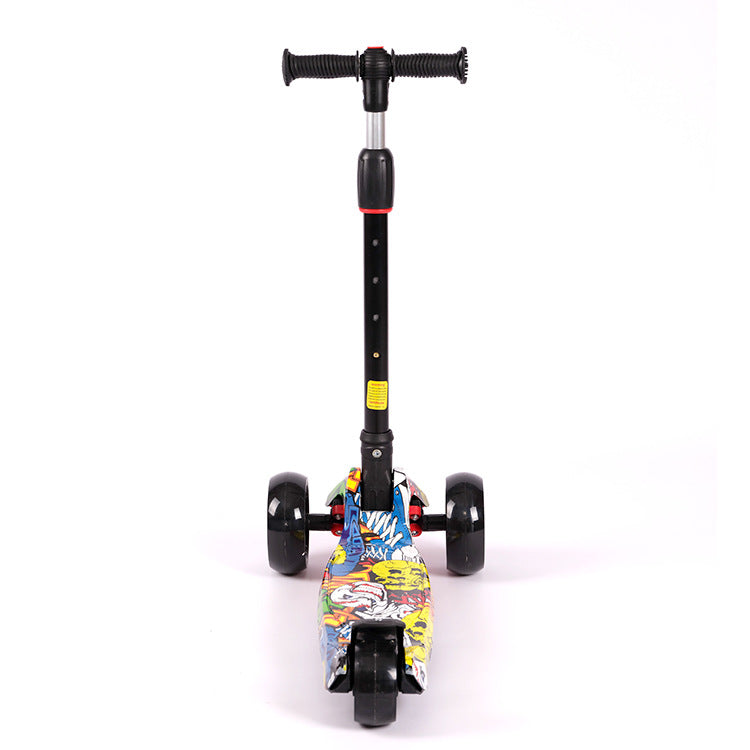 Bunte Grafik Kickboard Brehn