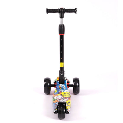 Bunte Grafik Kickboard Brehn
