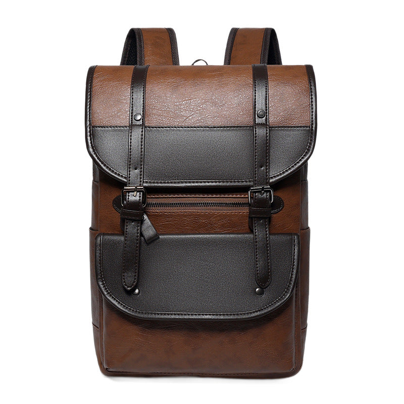 Premium Leder Laptop Rucksack Brehn