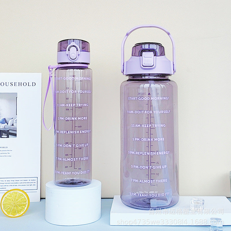 Damen Motivierende Trinkflasche Brehn