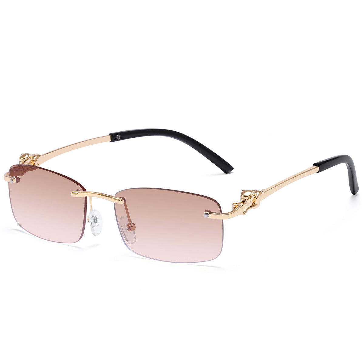 Damen elegante Sonnenbrille mit aufwendig gestaltetem Metallrahmen Brehn