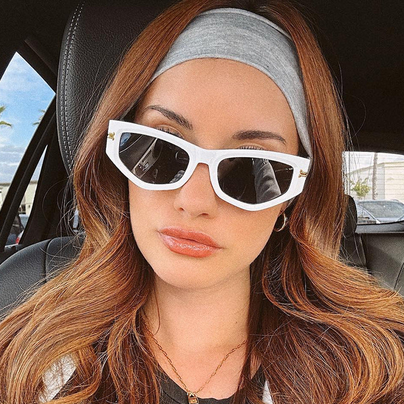 Damen trendige Cat-Eye Sonnenbrille Brehn
