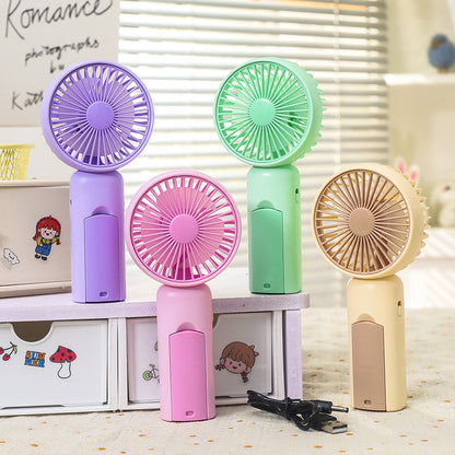 Damen Tragbarer Mini-Ventilator mit USB-Aufladung und ergonomischem Design Brehn