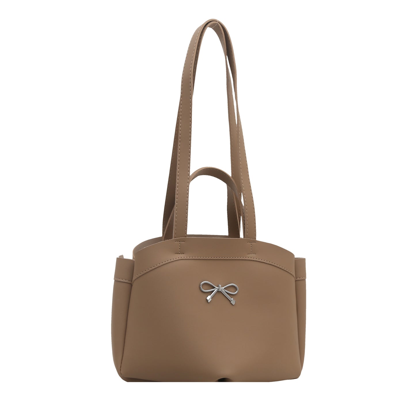 Elegante Bogen-Akzent Handheld Tote Bag Brehn