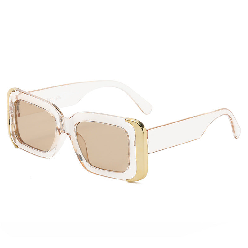 Damen Oversized-Sonnenbrille im modernen Animal-Print-Design Brehn