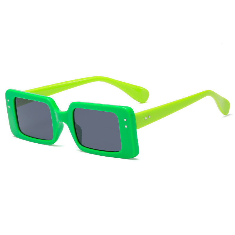 Damen modische quadratische Sonnenbrille mit modernem Design und UV-Schutz Brehn