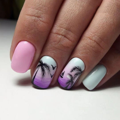 Sommer-Themen Acryl-Nagelkunst Verbesserungen Brehn