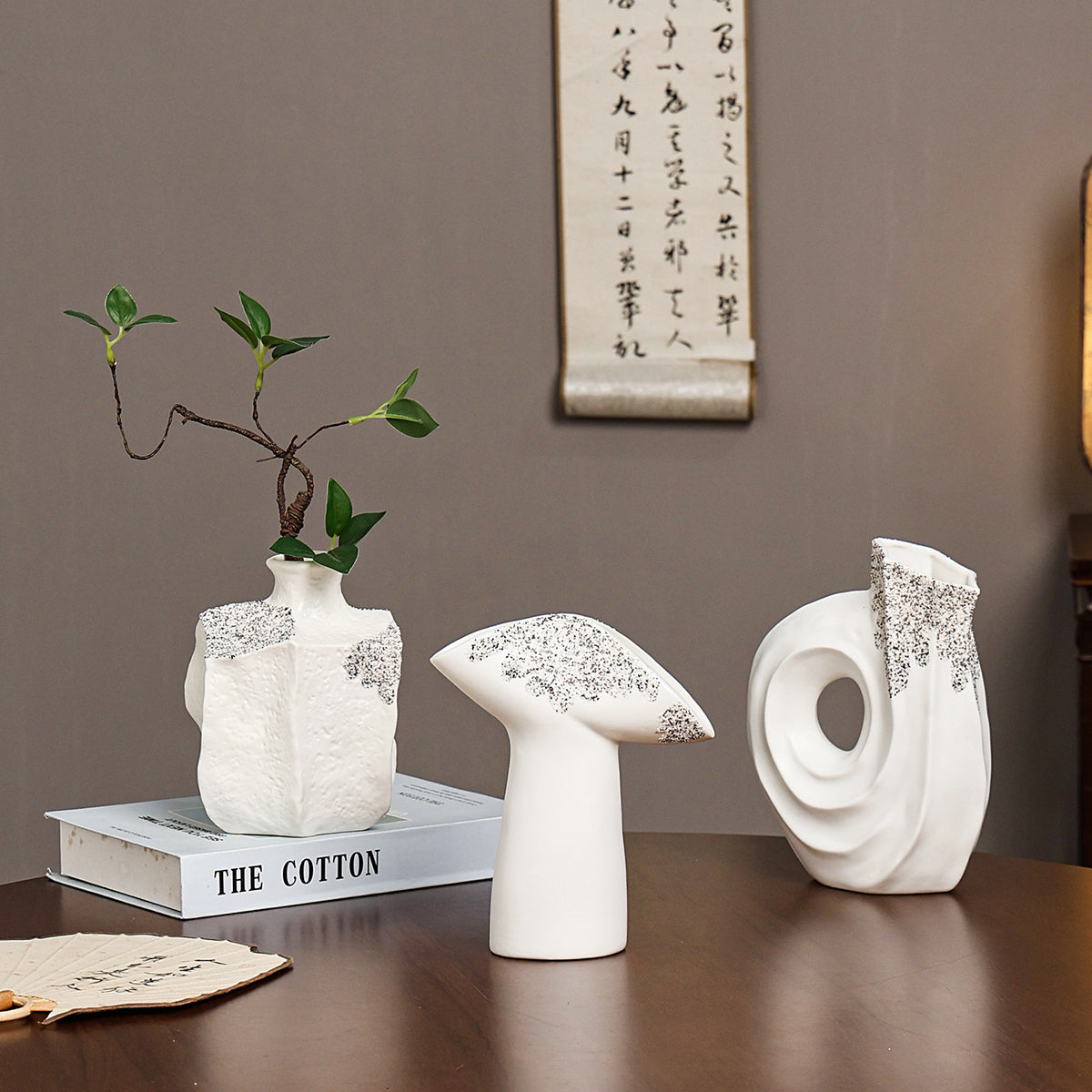 Abstrakte Keramik Kunst Vase