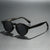 Damen Stilvolle Sonnenbrille im innovativen achteckigen Design Brehn