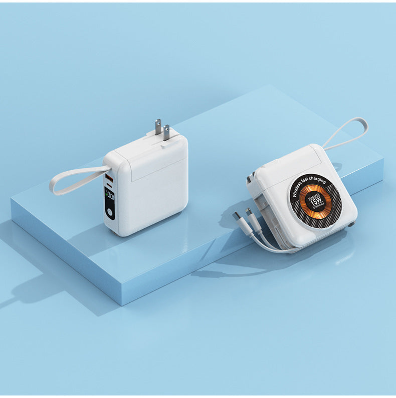 Tragbares Ladegerät mit integriertem Wireless Fast Charging Brehn