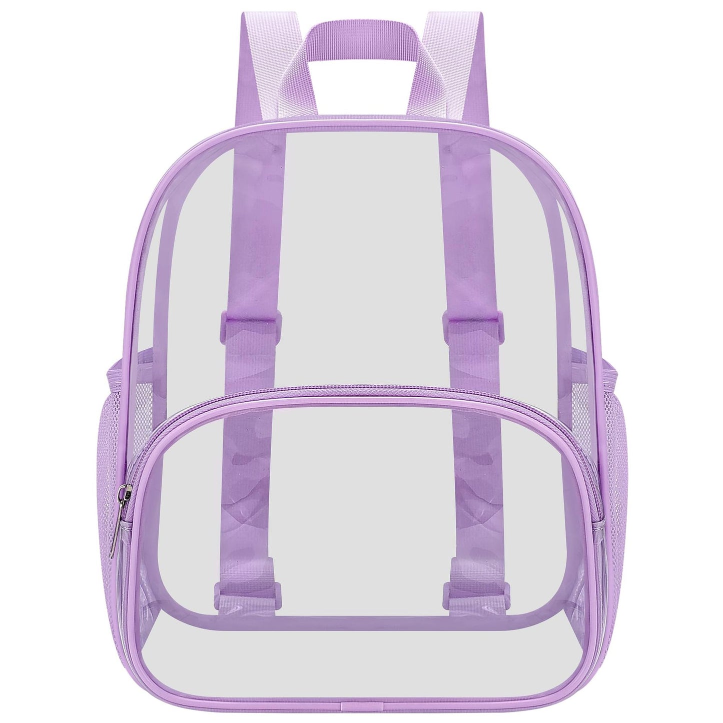 Unisex durchsichtiger Alltagsrucksack mit verstärktem Boden und atmungsaktiven Trägern Brehn