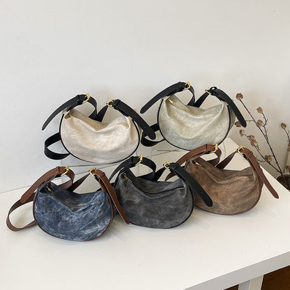 Funktionale weiche Stoff-Schultertasche