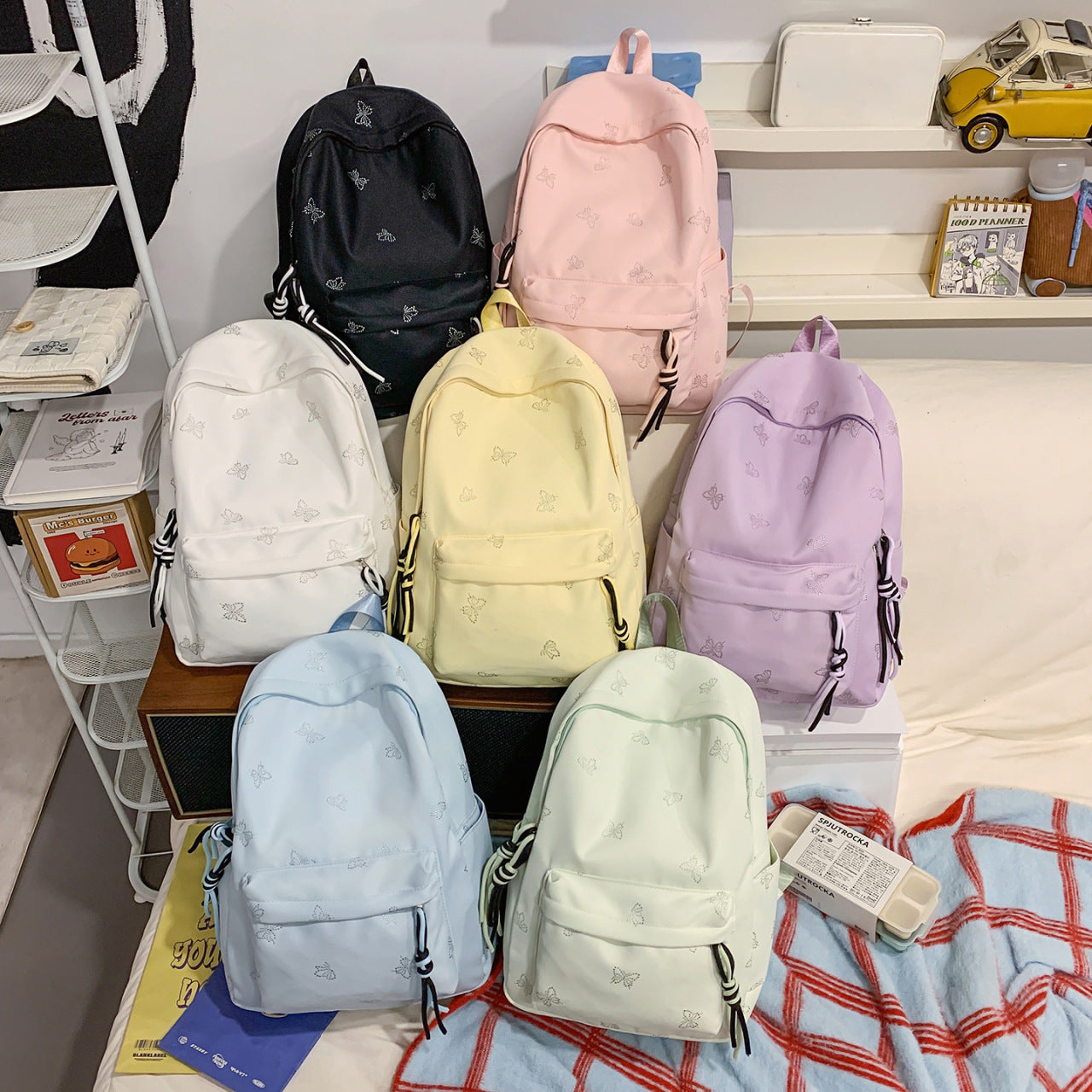Rucksack mit Glitzernden Applikationen Brehn