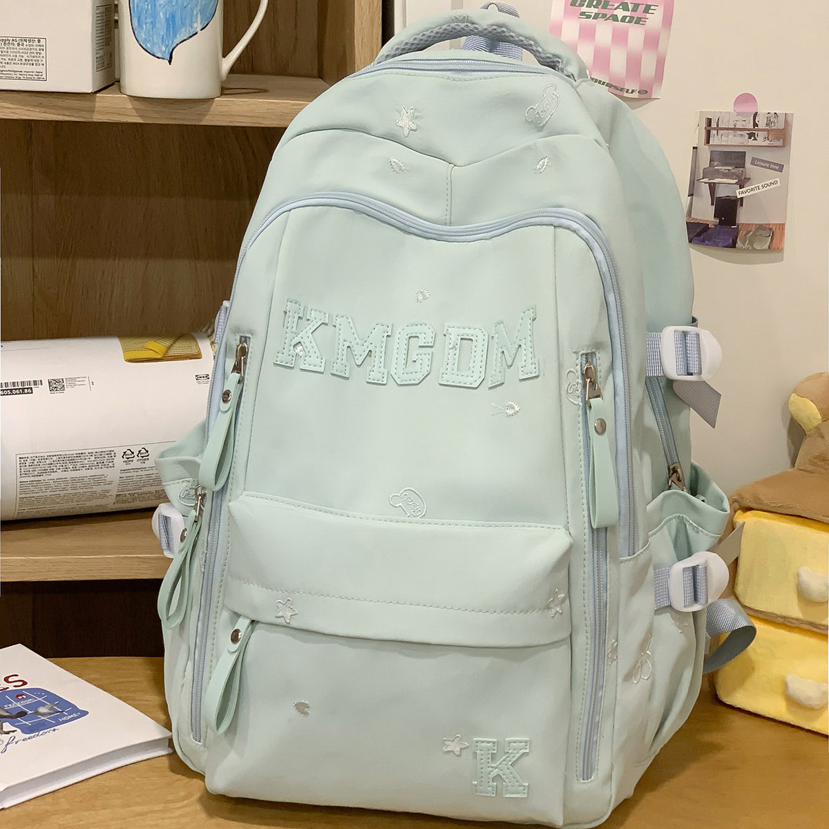 Stylische bestickte Rucksack Brehn 1791205224