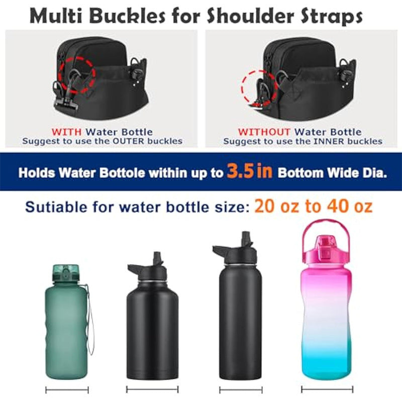 Multifunktionale Umhängetasche mit Wasserabweisendem Material Brehn
