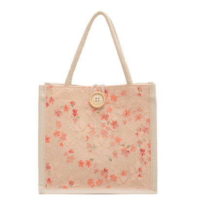 Dekorativer Floral-Shopper