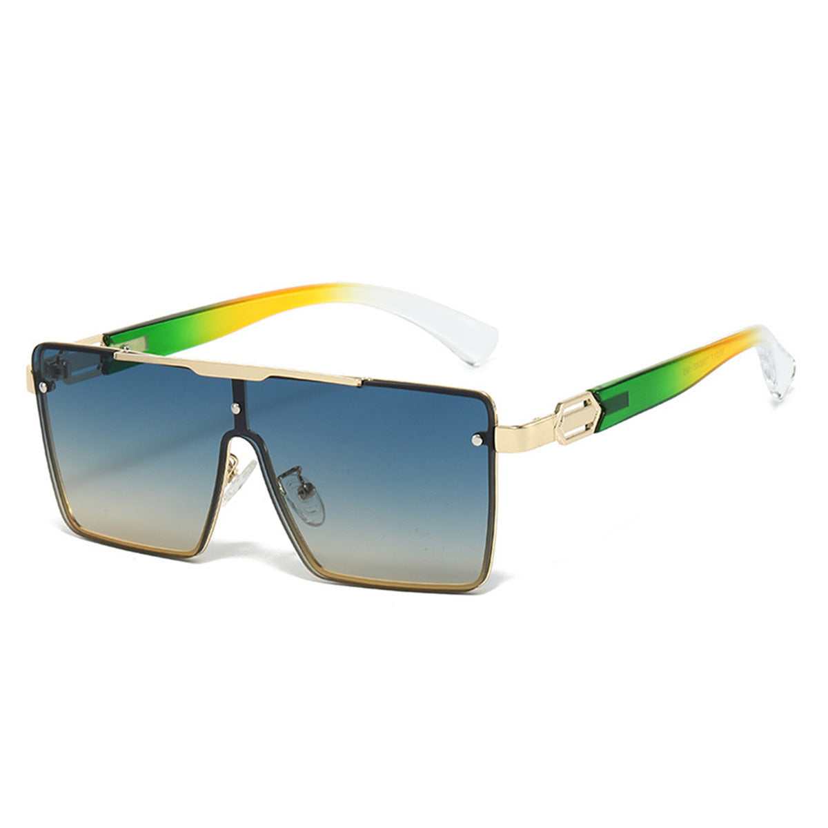 Damen Modische Oversized-Sonnenbrille im exklusiven Schildpatt-Design Brehn