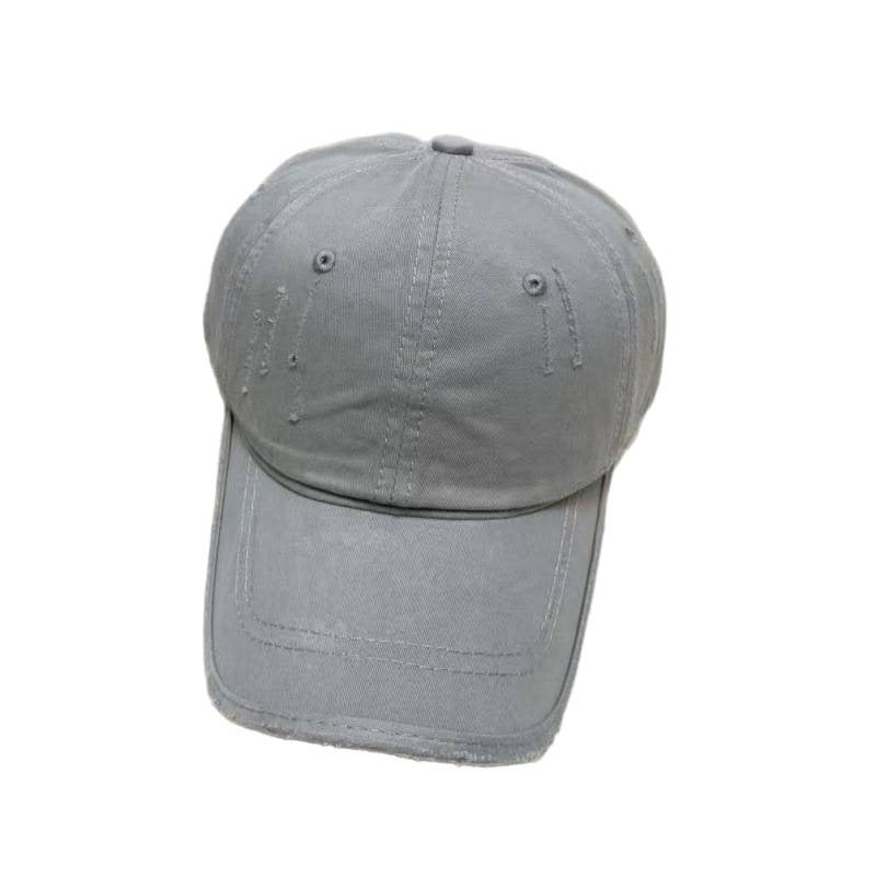 Damen Distressed Casual Twill Baseball Cap Brehn