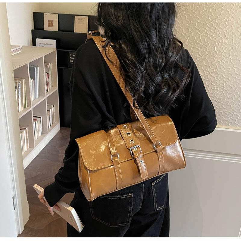 WoVintage Leder Umhängetasche Brehn