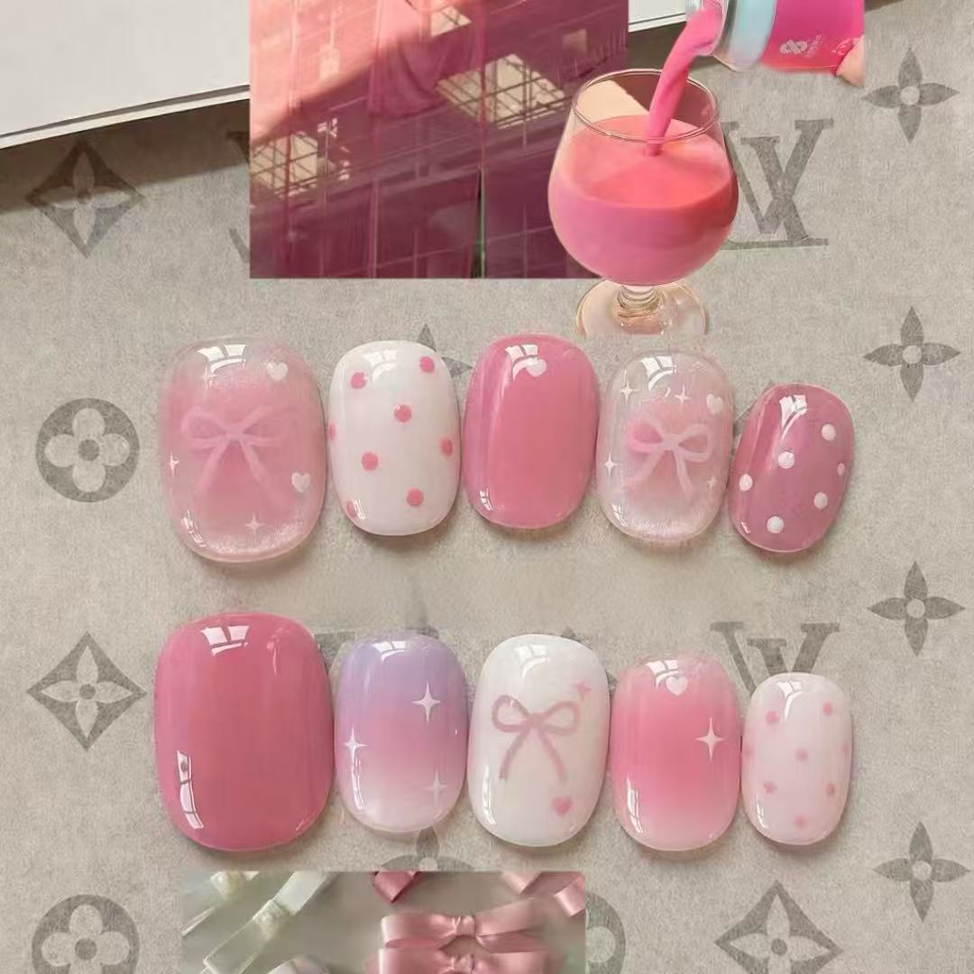 Romantisches Herz-Themen Nagelkunst Set Brehn
